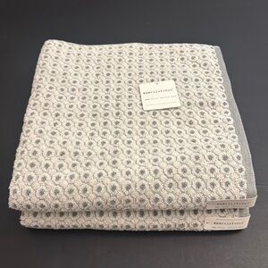 2pc ECOEXISTENCE Eco-Melange Quick Dry Bath Towel Set - Zero Twist Loops - Gray